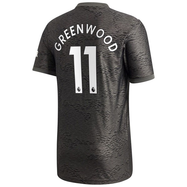 Maglia Manchester United NO.11 Greenwood Away 20/21 Nero